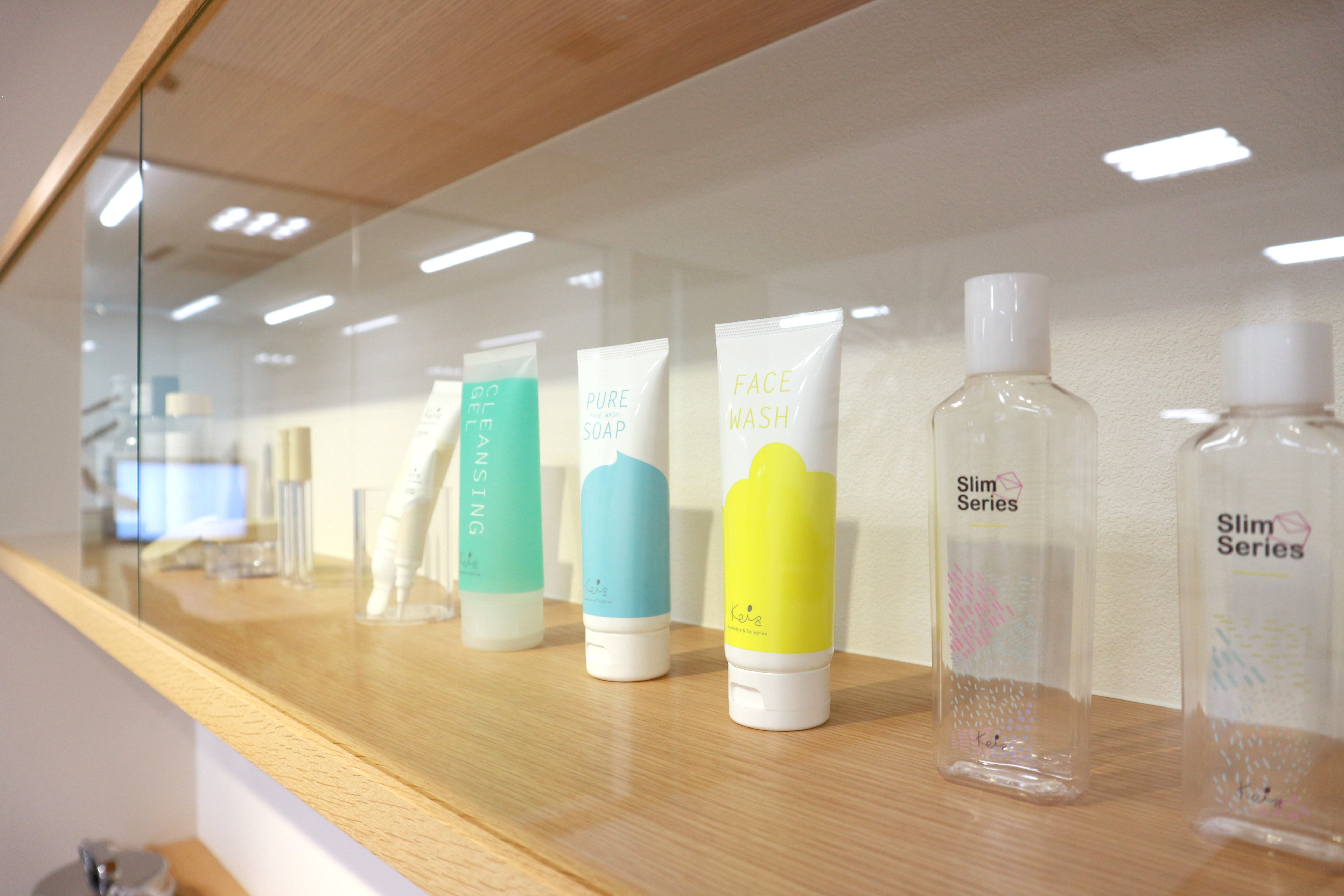 製品サンプルディスプレイ