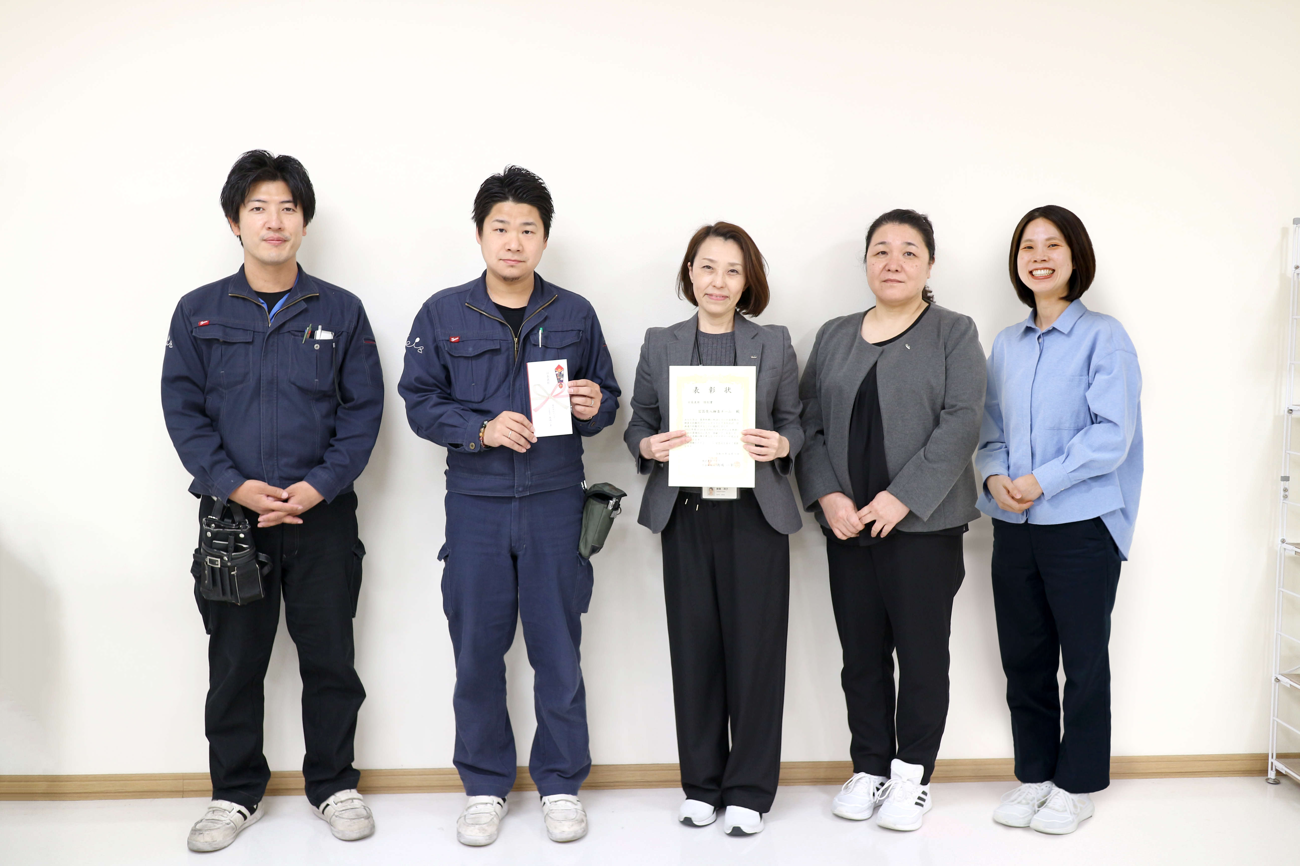社長表彰されたチーム
